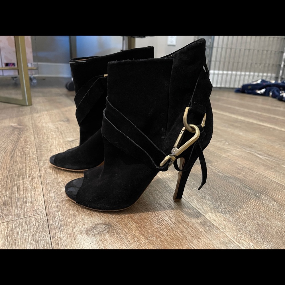 Margiela open toe booties